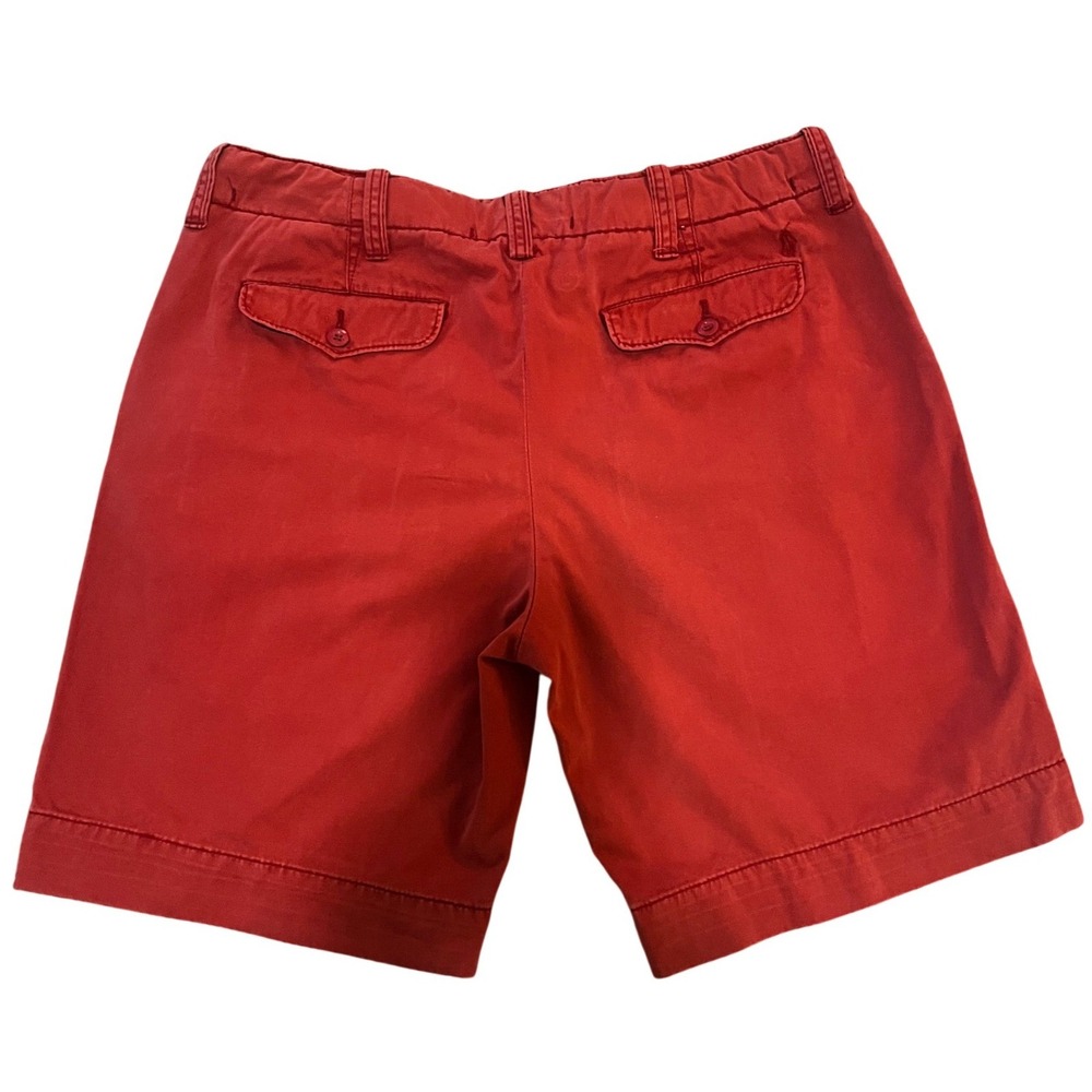Polo Ralph Lauren Men's Shorts Red Chino Flat Front Size 36‎ - Picture 2 of 6